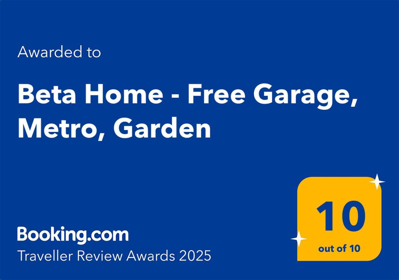 Beta Home - Garage, Air Condition, Garden, At Metro Prag Exterior foto